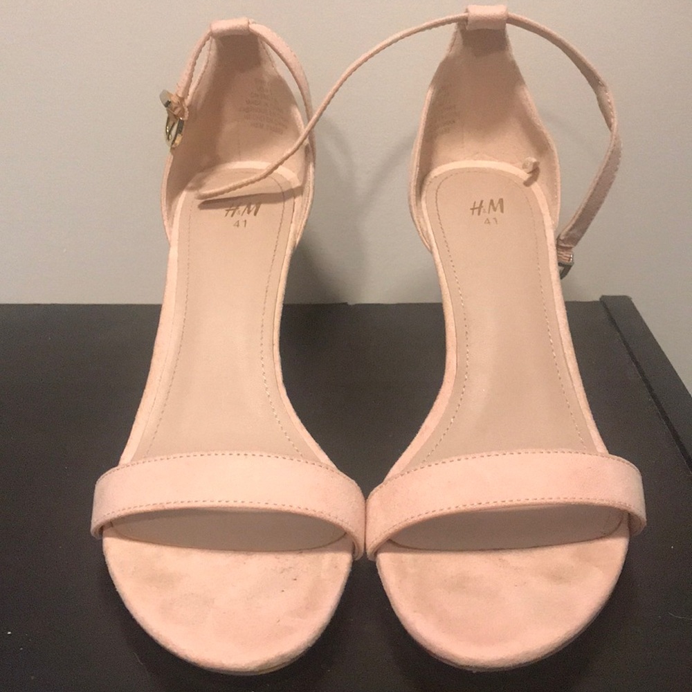 Blush Strappy Heels